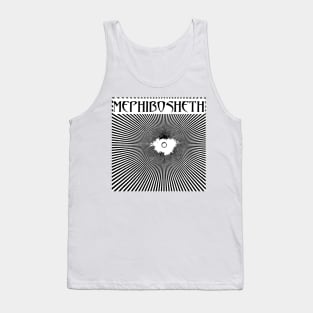 Meshuggah Album Cover Parody Mephibosheth Metal Logo Tank Top